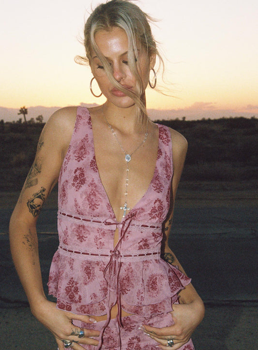 Nikolise Top Purple Petite