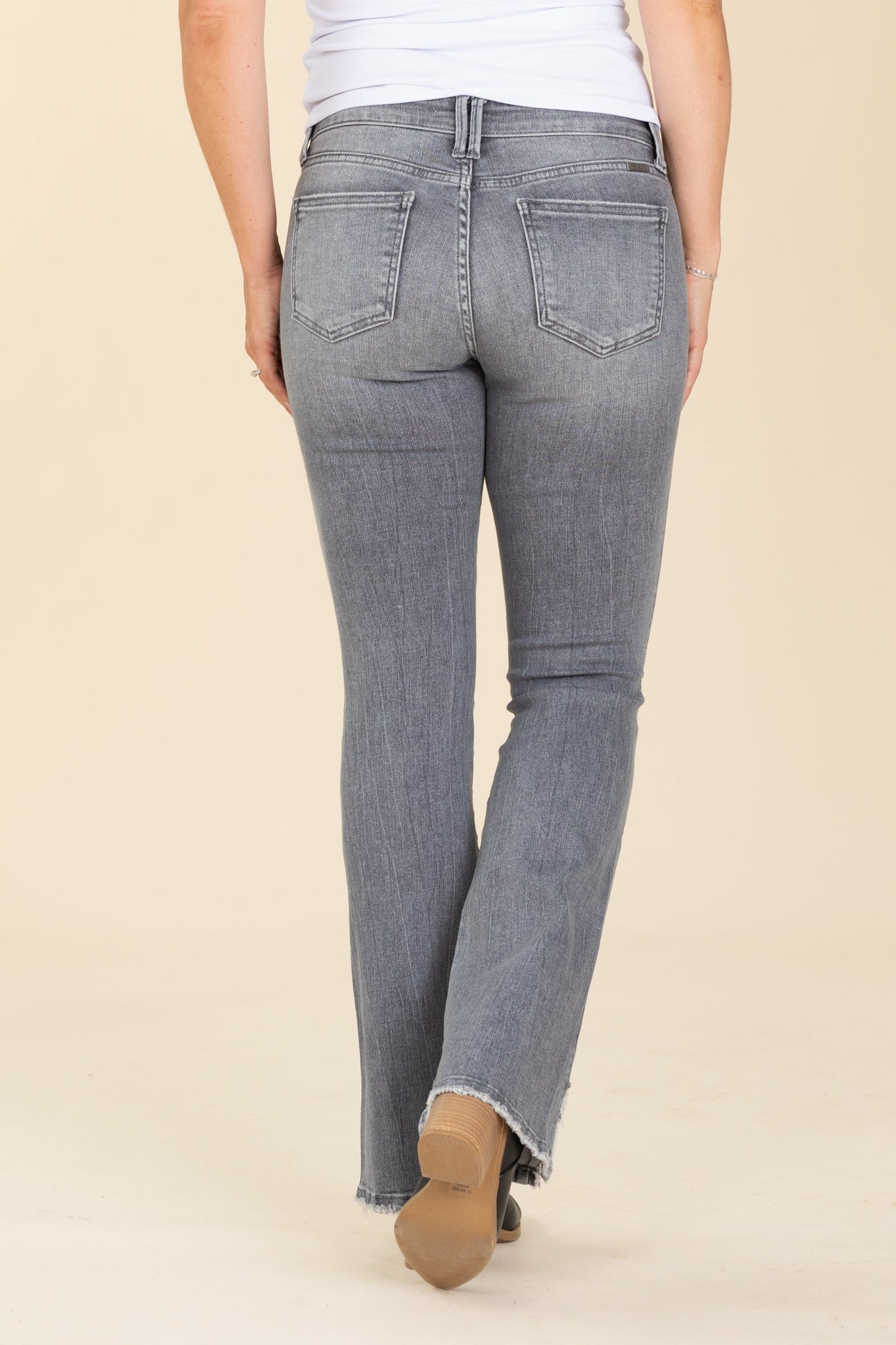 KanCan Gray Low Rise Bootcut Jeans