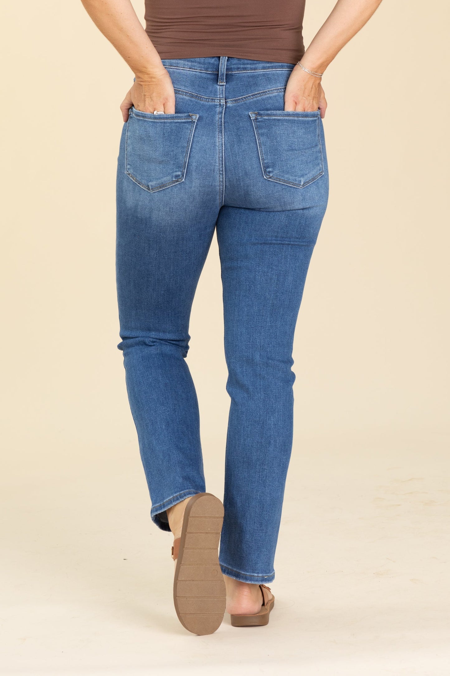 KanCan High Rise Straight Slim Jeans