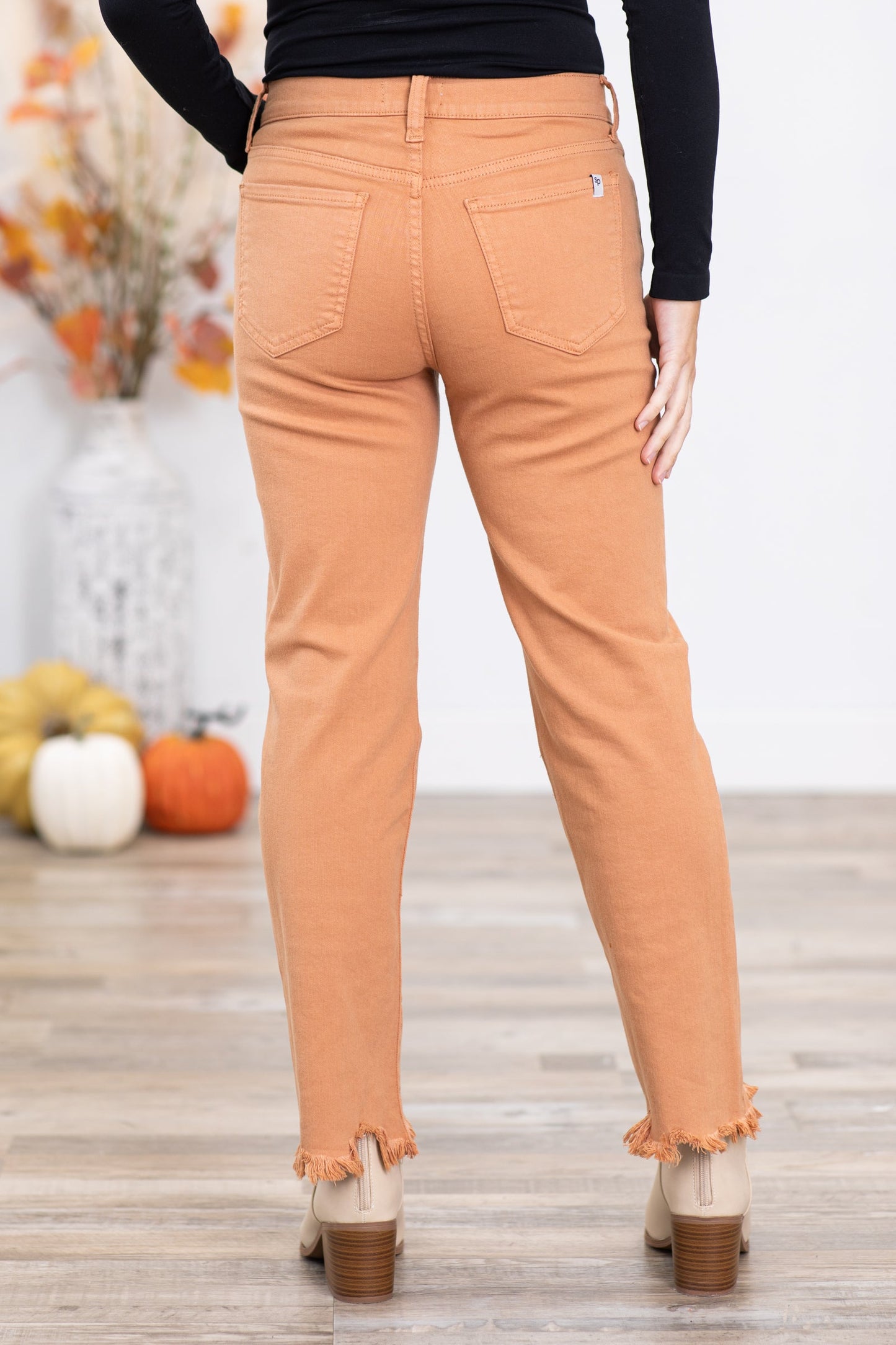 Sneak Peek Light Camel Straight Leg Jeans