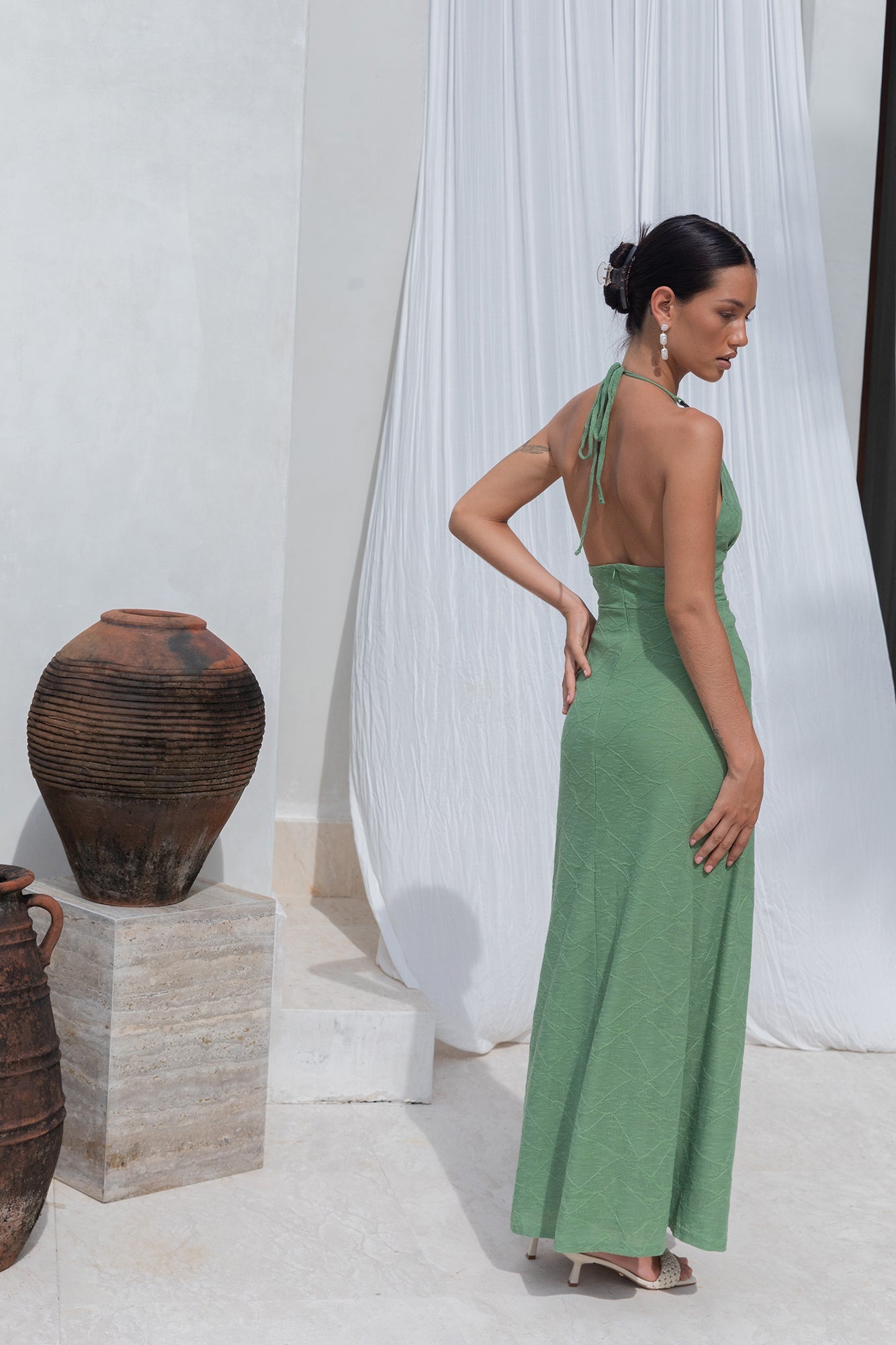 Adano Maxi Dress Green