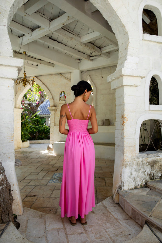 FORTUNATE ONE Blushing Lovers Maxi Dress Pink