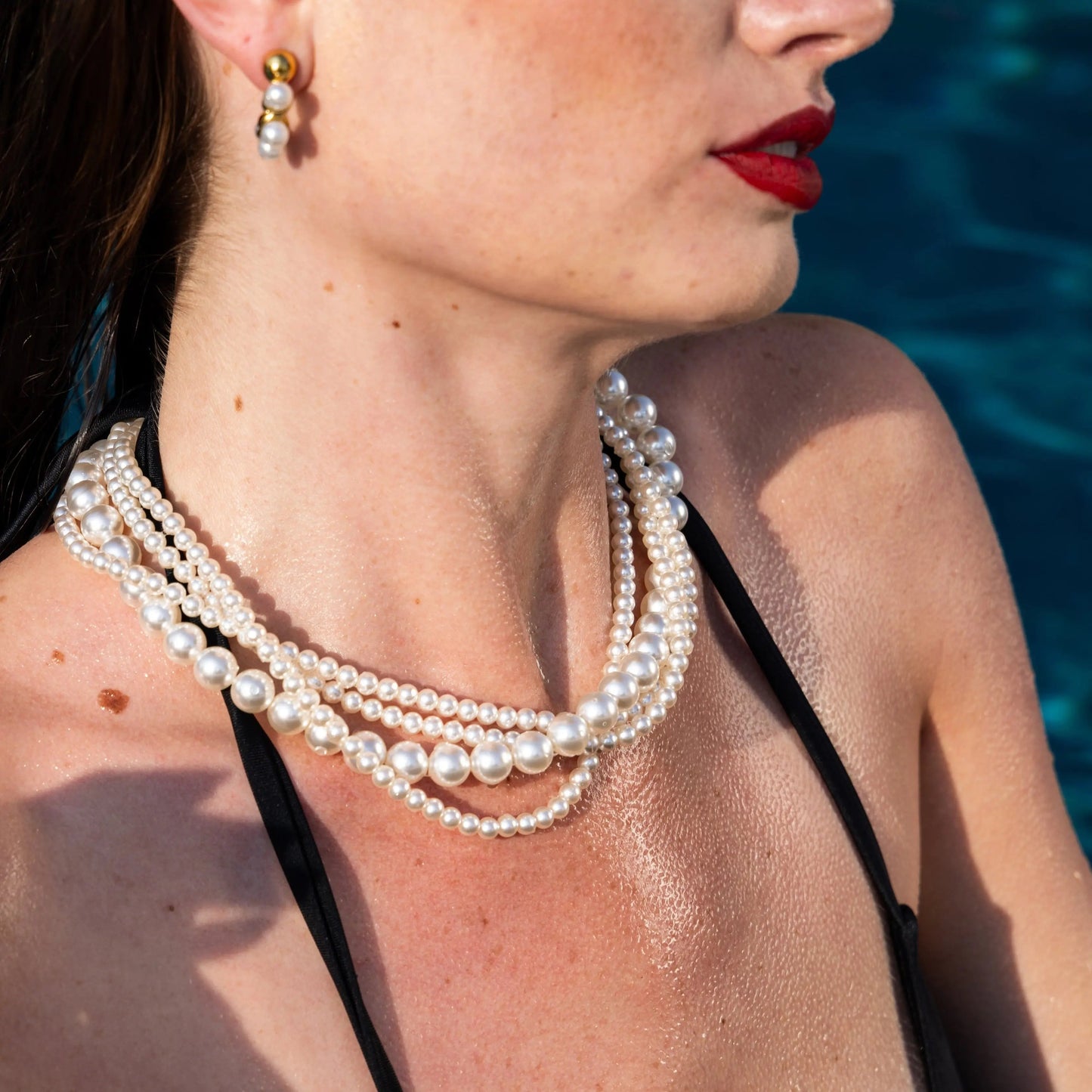Layered Pearl Necklace