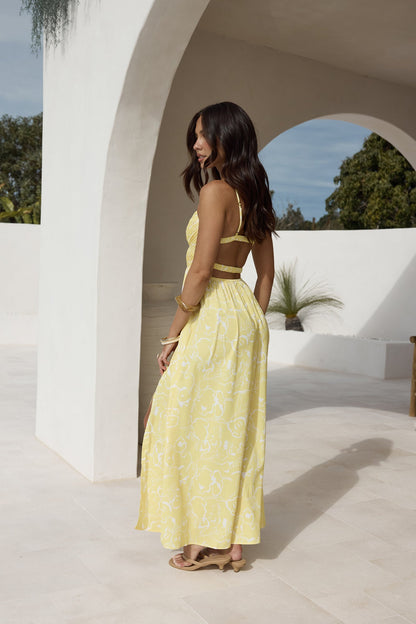 Gelato Stand Maxi Dress Yellow