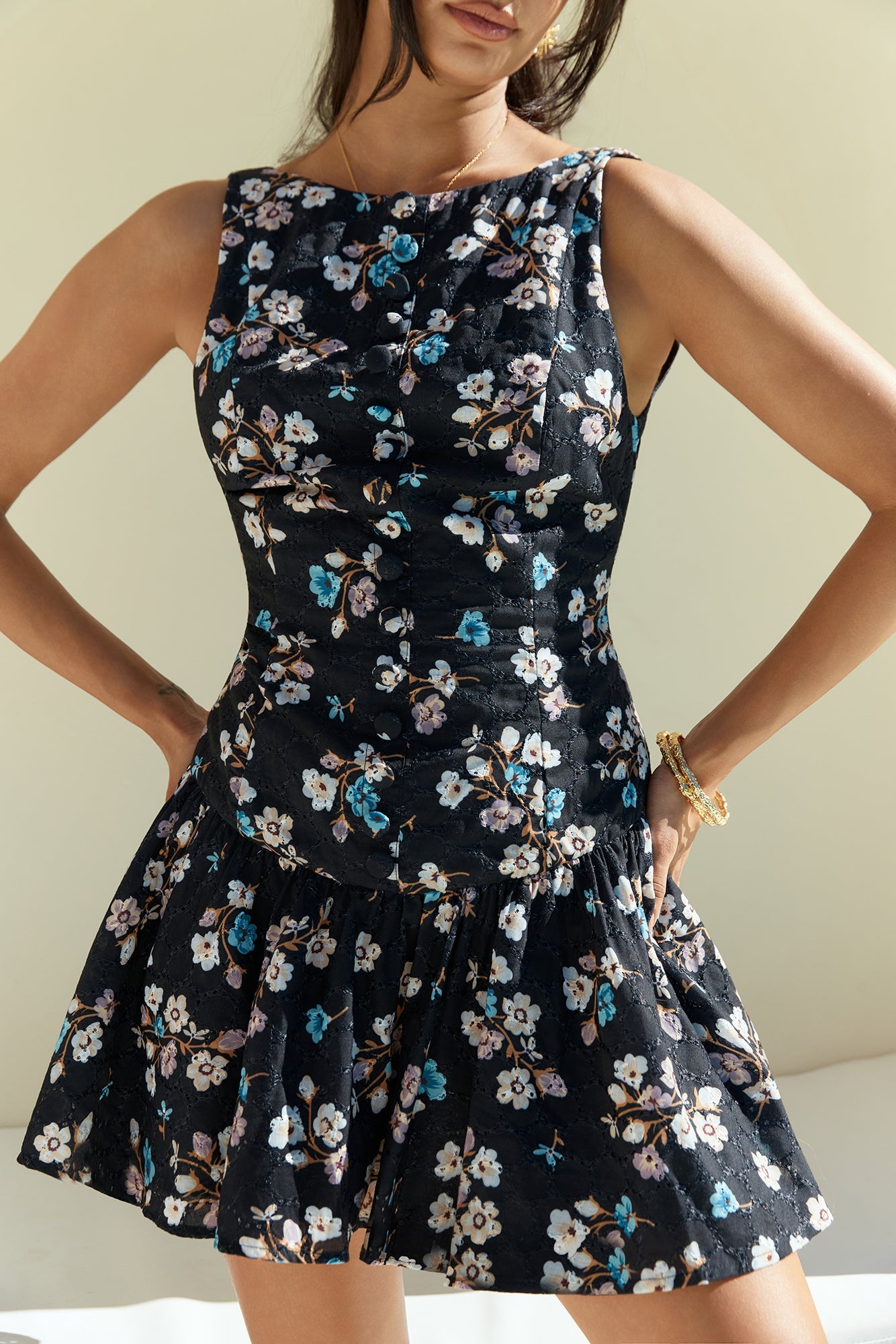 Love And Luxury Mini Dress Black