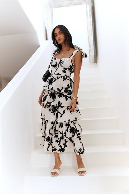 Beauty Of You Maxi Dress Beige