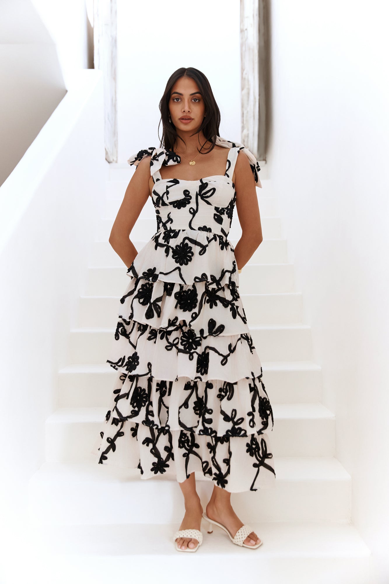 Beauty Of You Maxi Dress Beige