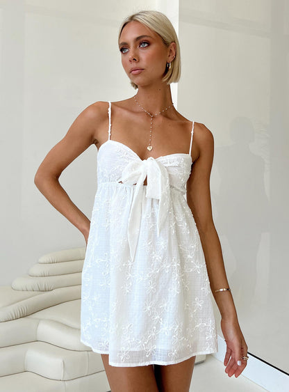 Granno Mini Dress White Petite