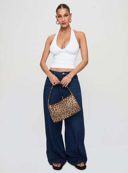 Whimsy Halter Top White