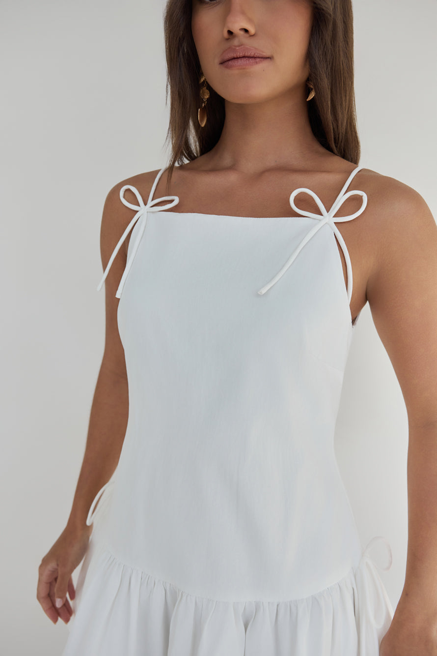 Sweeter Days Mini Dress White