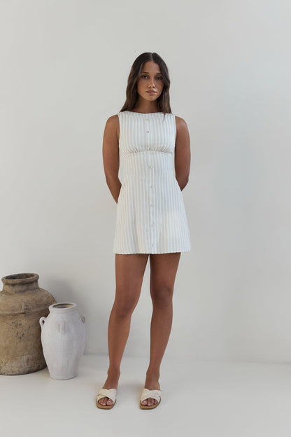 La Costa Mini Dress Beige