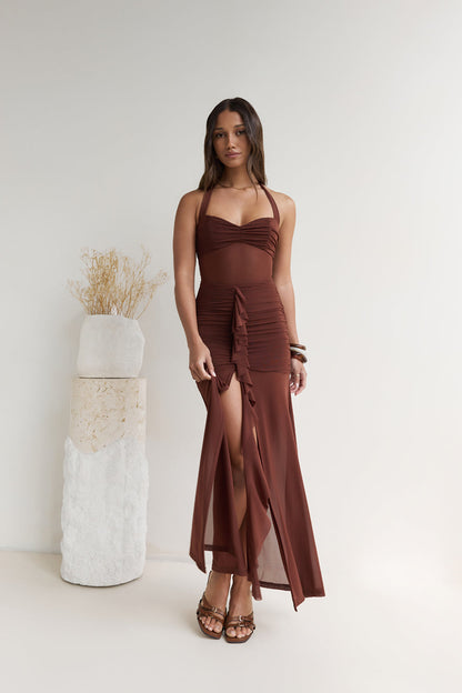 Tallula Maxi Dress Espresso