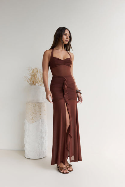 Tallula Maxi Dress Espresso