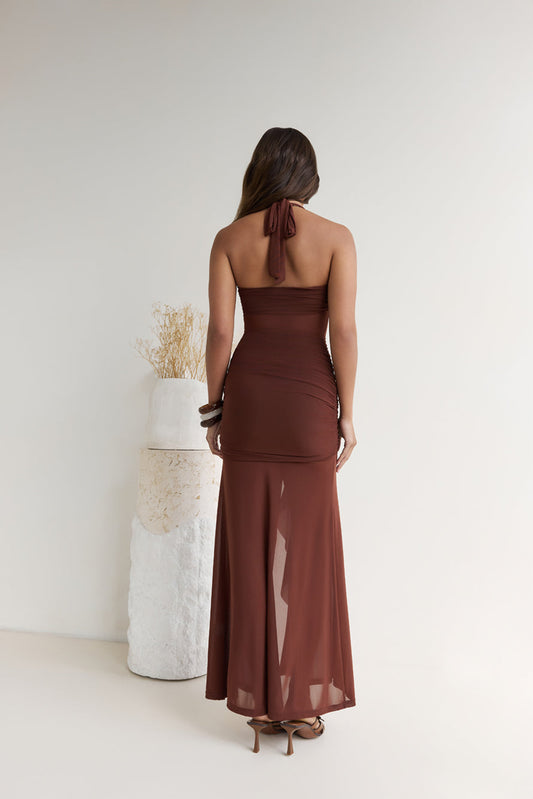 Tallula Maxi Dress Espresso