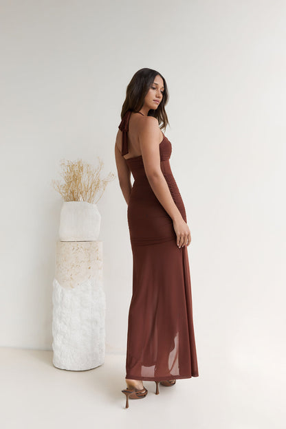 Tallula Maxi Dress Espresso