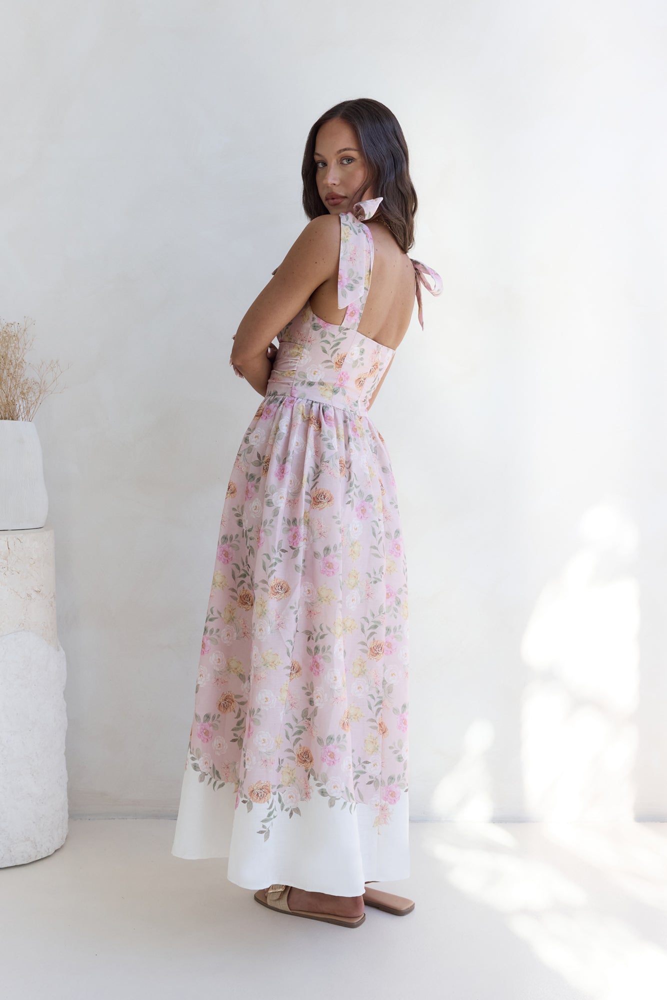 Sunflower Swing Maxi Dress Pink