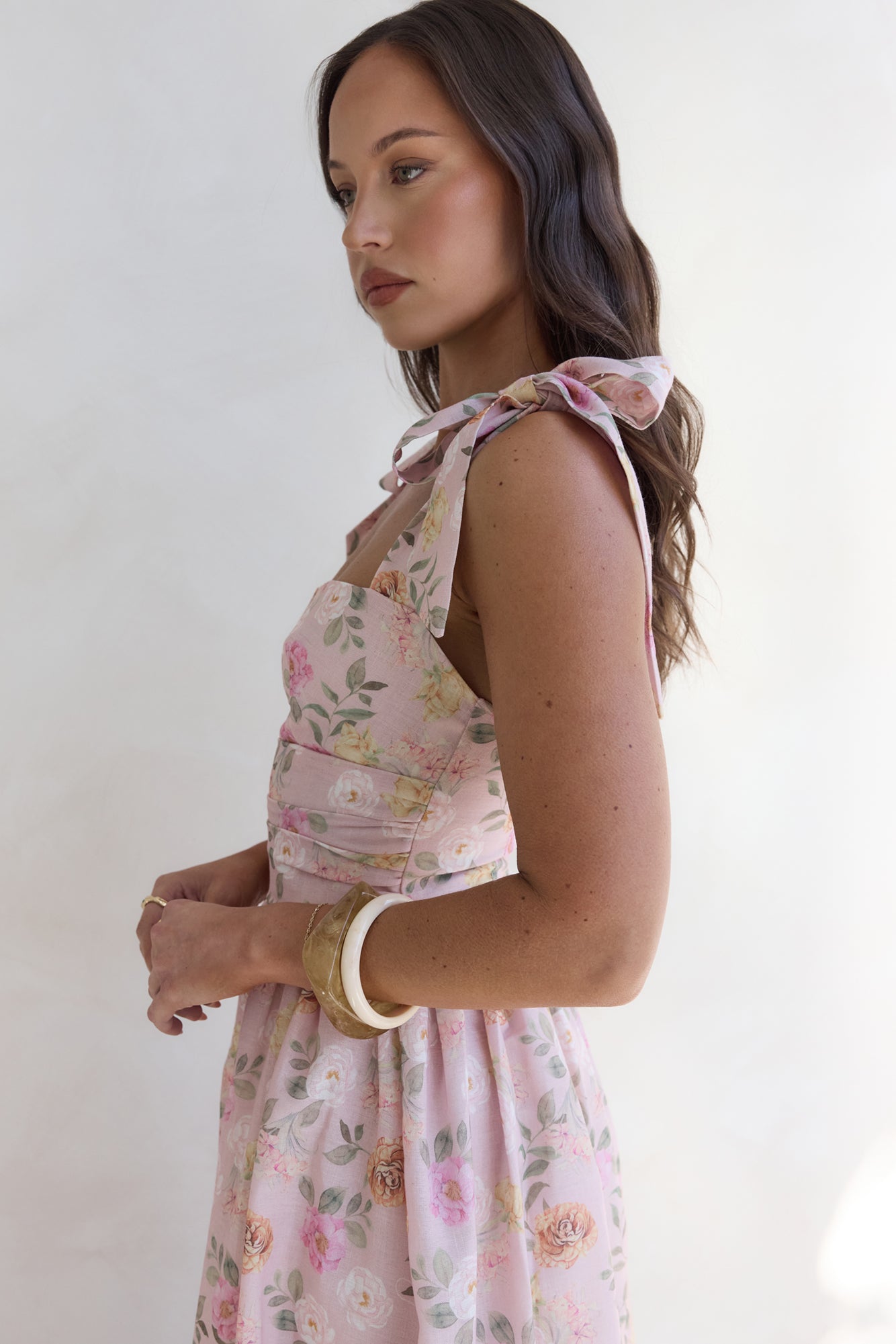 Sunflower Swing Maxi Dress Pink