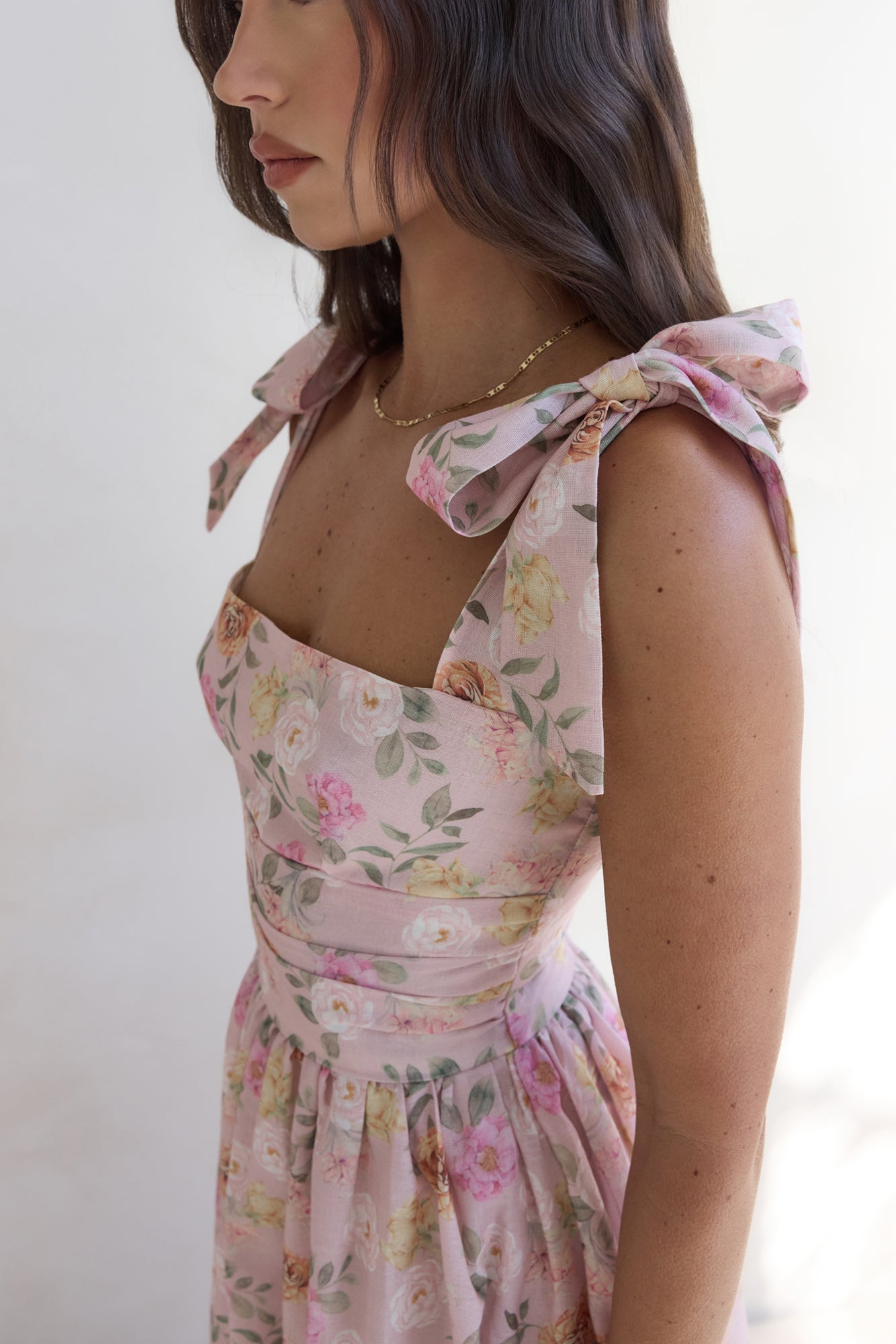 Sunflower Swing Maxi Dress Pink