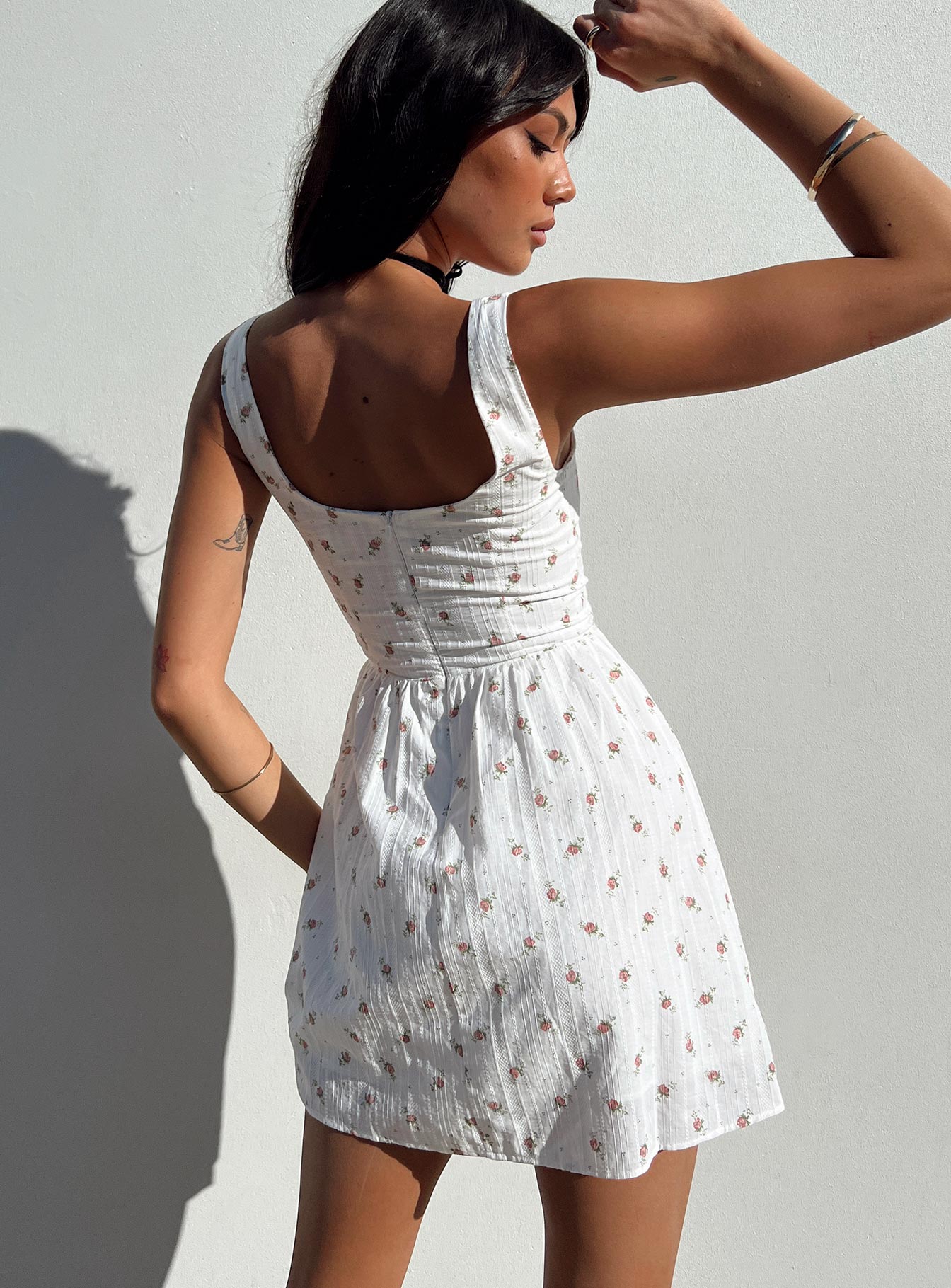 Samana Mini Dress White Petite