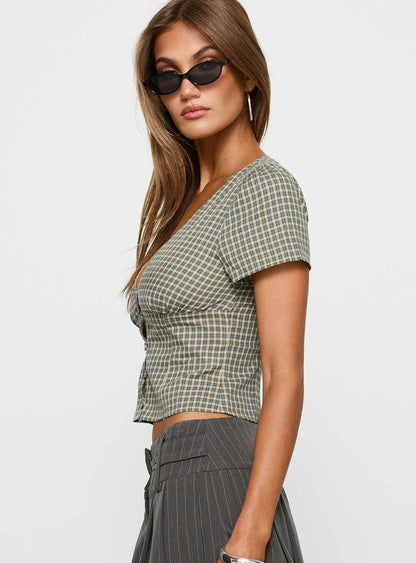 Isolda Top Multi Check