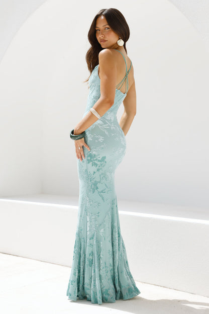 Fortune Flow Maxi Dress Sage