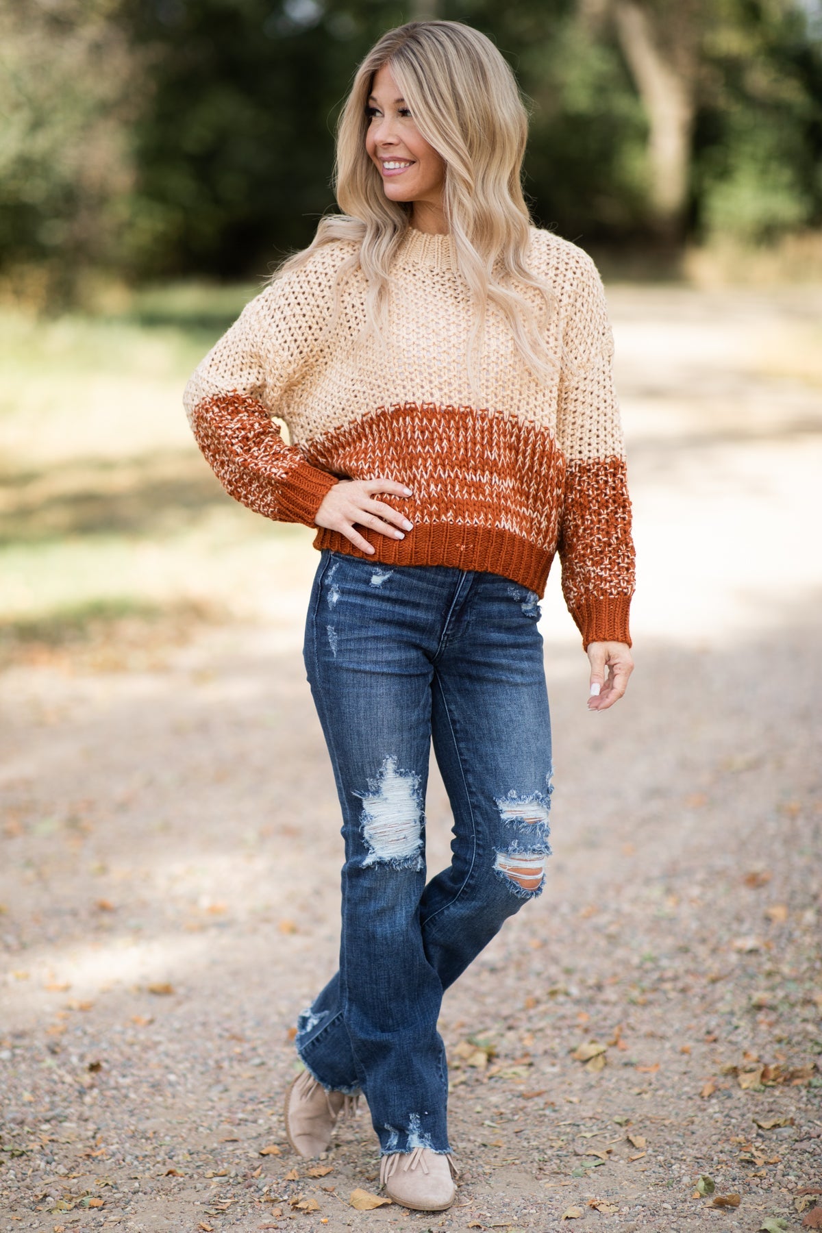 Judy Blue Slim Fit Distressed Bootcut Jeans