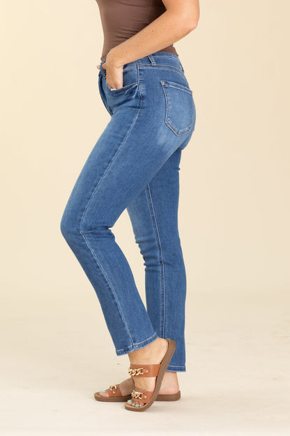 KanCan High Rise Straight Slim Jeans