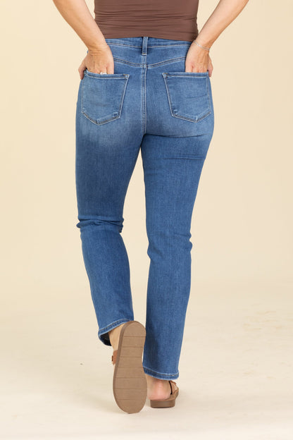 KanCan High Rise Straight Slim Jeans