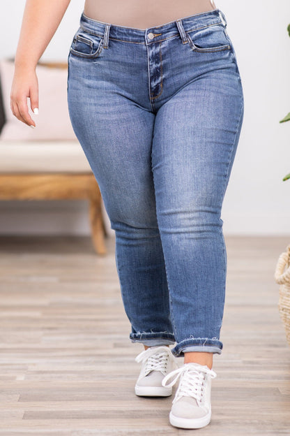 Judy Blue Non Distressed Boyfriend Jeans