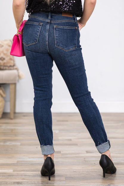Judy Blue Vintage Dark Wash Skinny Jeans