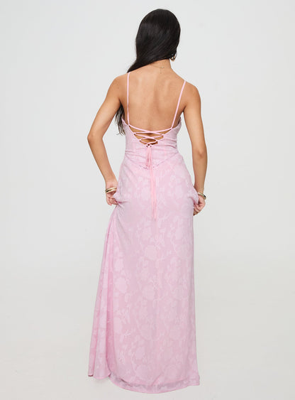 South Of France Maxi Dress Pink Petite