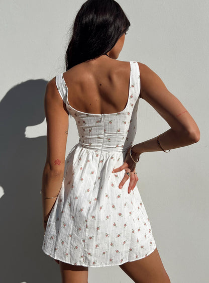 Samana Mini Dress White Petite