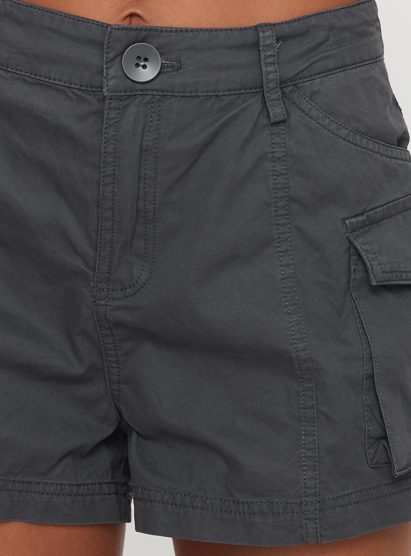 Colonel Cargo Mini Short Slate Petite