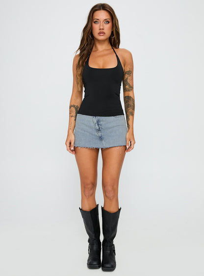 Ezekiel Nylon Top Black