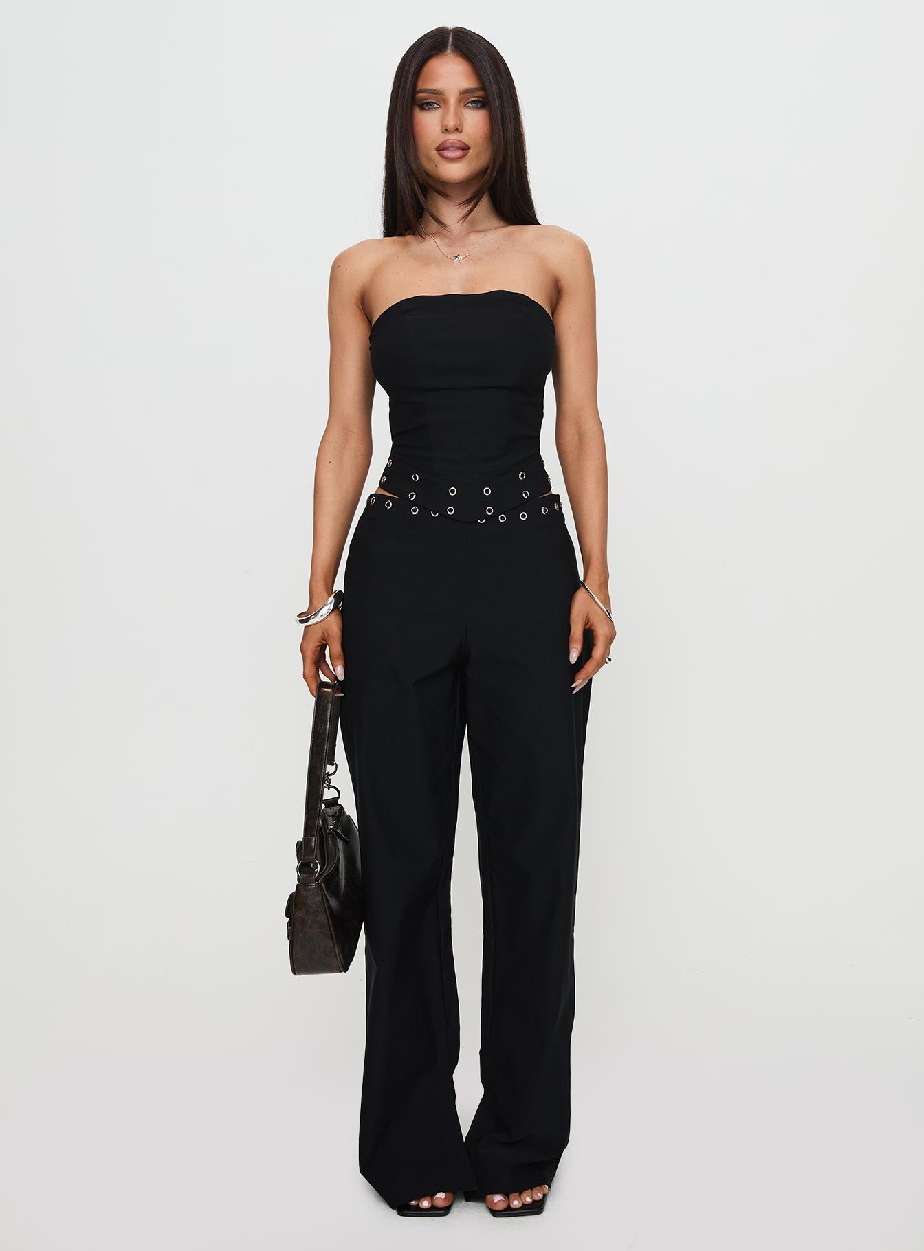 Passionette Strapless Top Black Petite