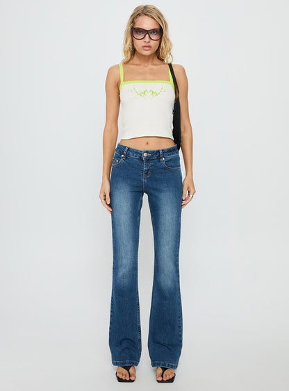 Heatrstruck Graphic Tank Top White