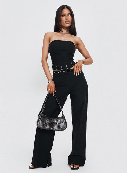 Passionette Strapless Top Black Petite