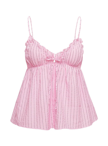 Abigayle Top Pink Stripe Petite