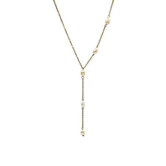 Drop Pearl Necklace