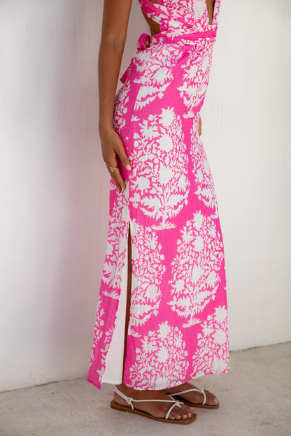 FORTUNATE ONE Harper Maxi Dress Pink