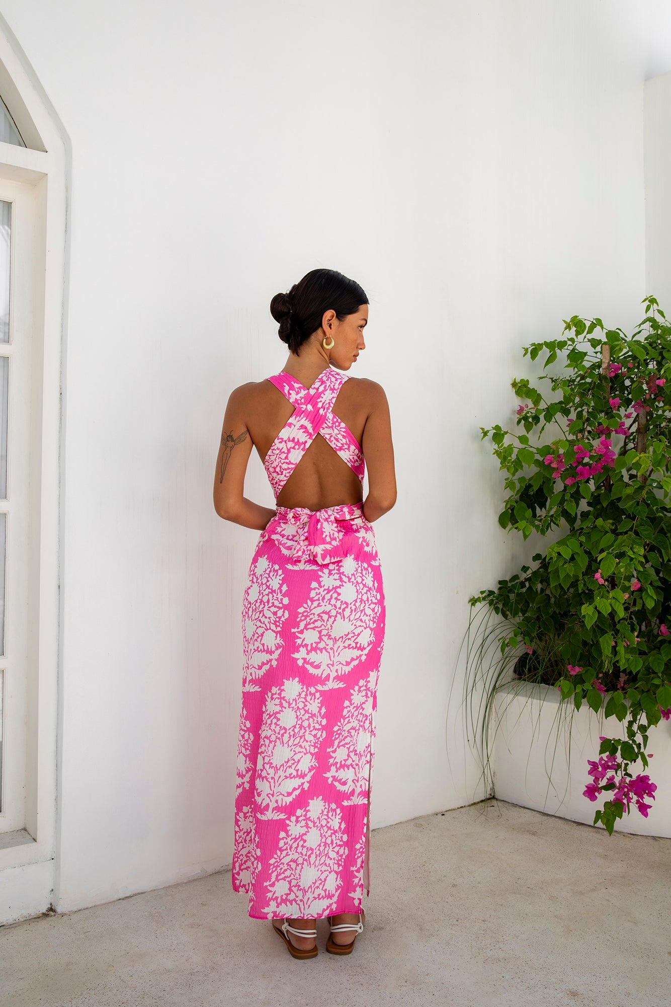 FORTUNATE ONE Harper Maxi Dress Pink