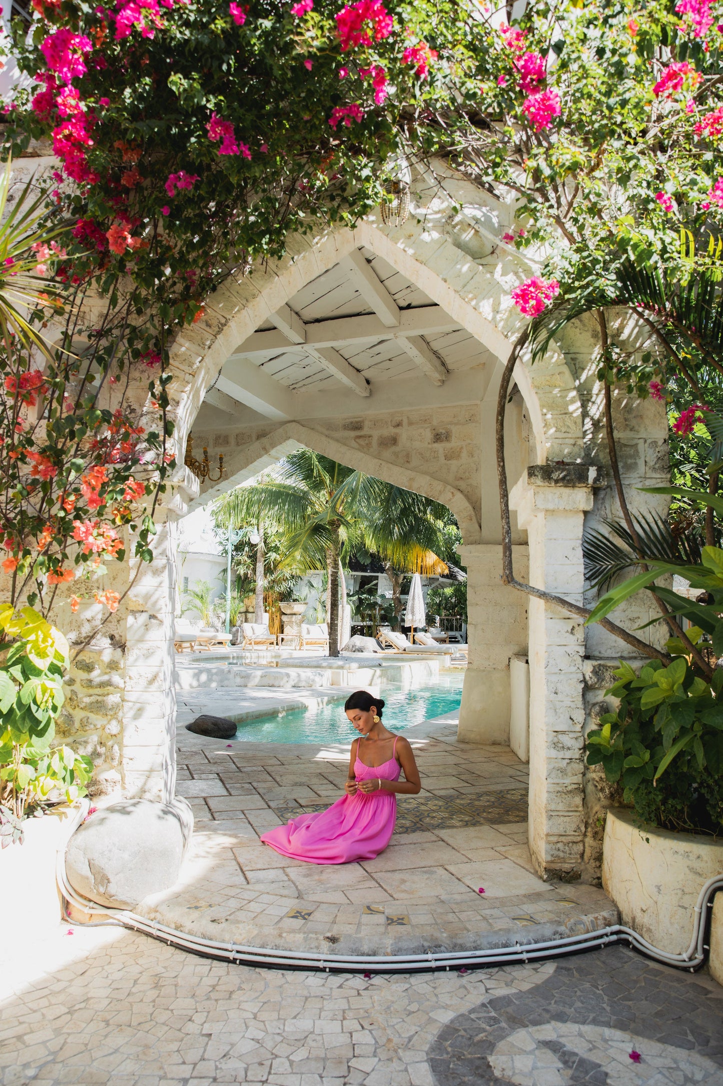 FORTUNATE ONE Blushing Lovers Maxi Dress Pink