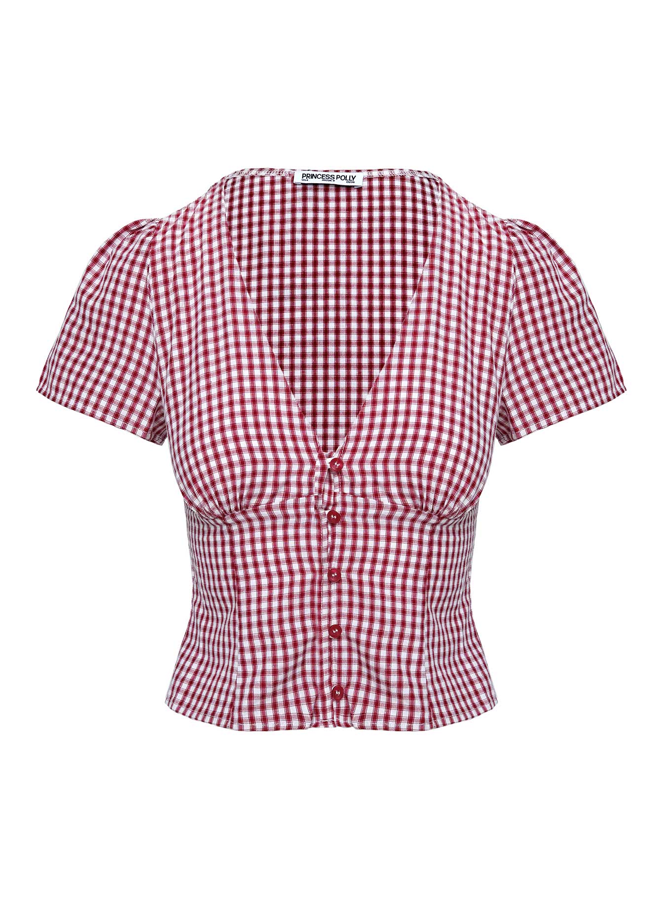 Isolda Top Red Gingham