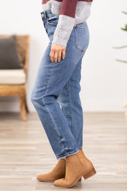 Judy Blue Non Distressed Boyfriend Jeans