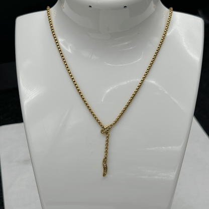 Snake Drop Necklace