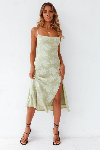 Leora Midi Dress Green